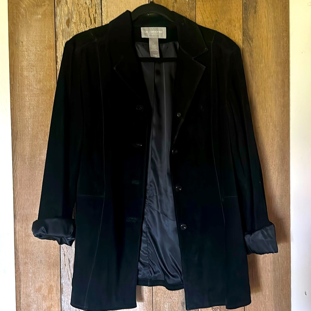 Black Suede Blazer !